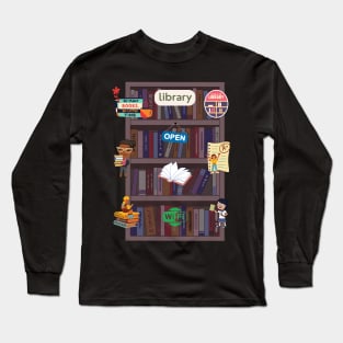 Open library , book lover Long Sleeve T-Shirt